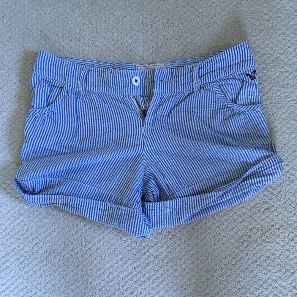 Seer Sucker striped shorts American Eagle